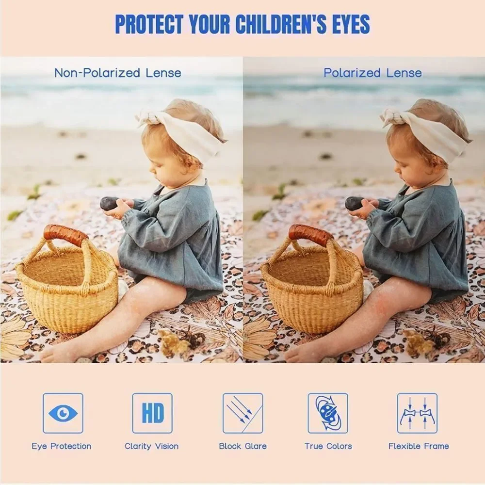 NEW! Kids Round Flower Sunglasses, Cute Daisy Glasses for Toddler Girls …